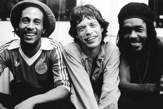 music history celebs - mick jagger bob marley peter tosh - Bosto Guest