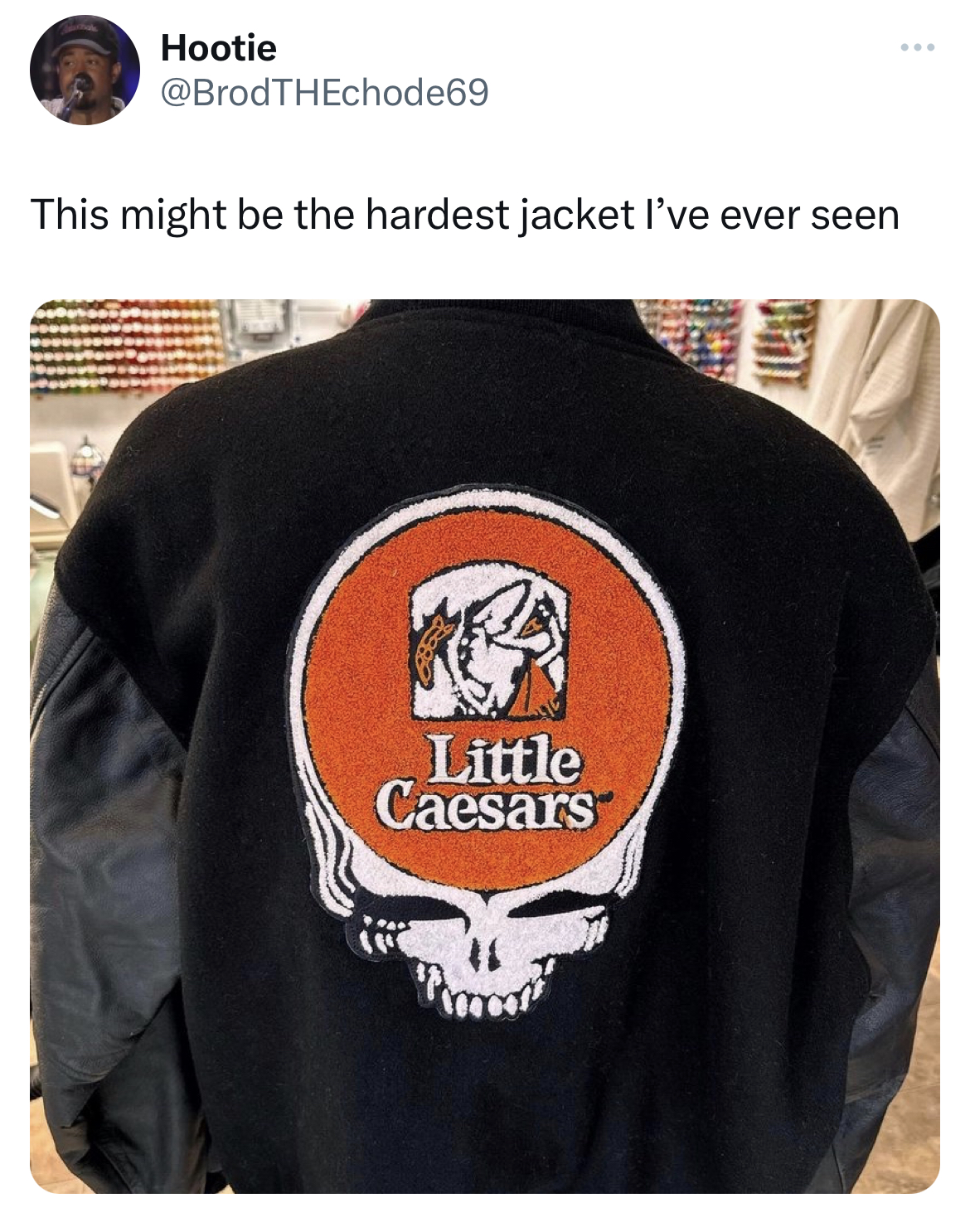 savage tweets - little caesars pizza - Hootie THEchode69 This might be the hardest jacket I've ever seen Ka Little Caesars