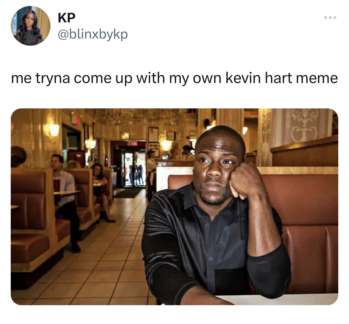 Kevin Hart trending memes - dallas cowboy hater memes - Kp me tryna come up with my own kevin hart meme