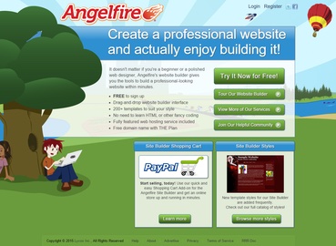Internet artifacts - angelfire site - Angelfire Create a professional website and actually enjoy building it! It doesn't matter if you're a beginner or polished web designer Angie's website builder gives you the tools to build a pl website within minutes 