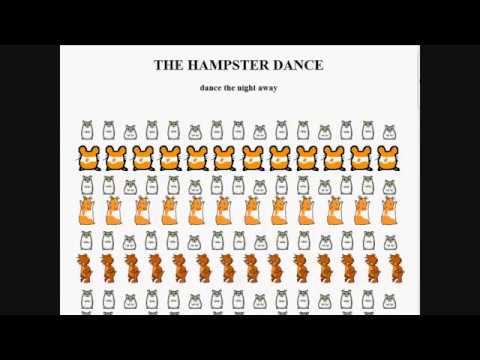 Internet artifacts - hamster dance - D 13 The Hampster Dance dance the night away 3. 0x ..5.5.. B13 D