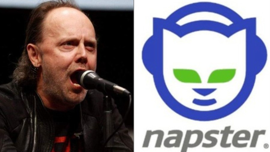 Internet artifacts - lars ulrich and napster - napster