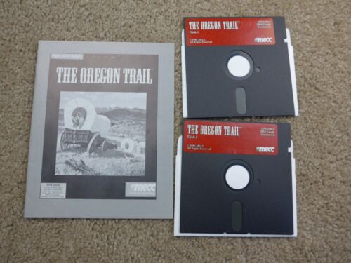 Internet artifacts - floppy disk - The Oregon Trail mecc The Oregon Trail The Brecon Trail Dak mecc "mecc