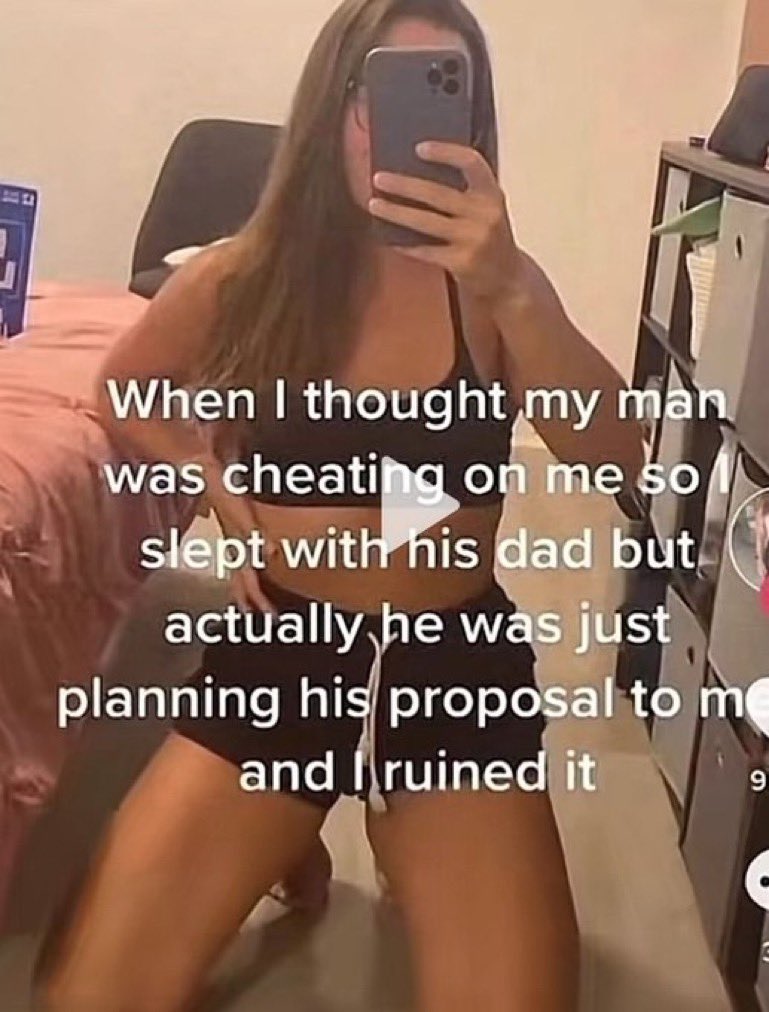 TikTok screenshots - thought my man was cheating - When I thought my man was cheating on me so slept with his dad but actually he was just planning his proposal to m and ruined it