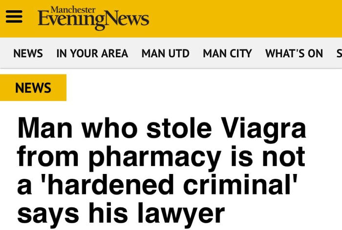 manchester evening news - Manchester Evening News News In Your Area Man Utd Man City What'S On S News Man who stole Viagra from pharmacy is not a 'hardened criminal' says his lawyer