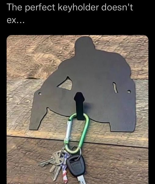 spicy sex meems - barry wood key holder - The perfect keyholder doesn't ex...