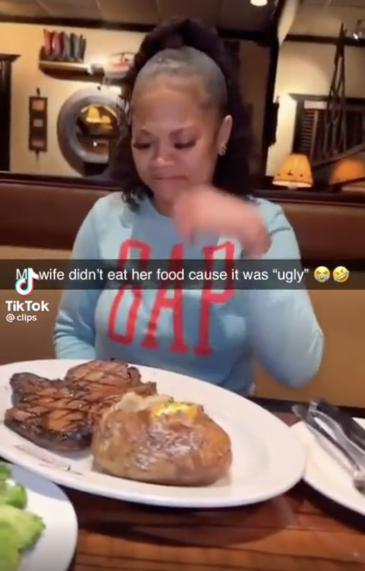 facepalms - meal - wife didn't eat her food cause it was