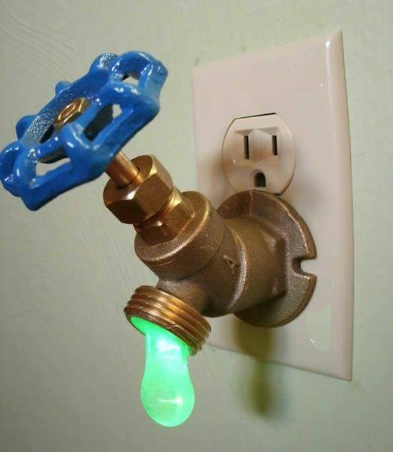 "Awesome glowing slime night light."