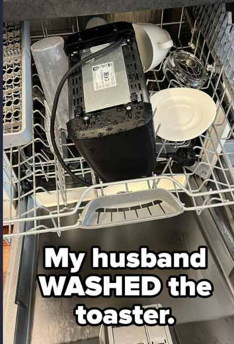 facepalm worhty fails - marvel appliance - James > Tttttt My husband Washed the toaster.