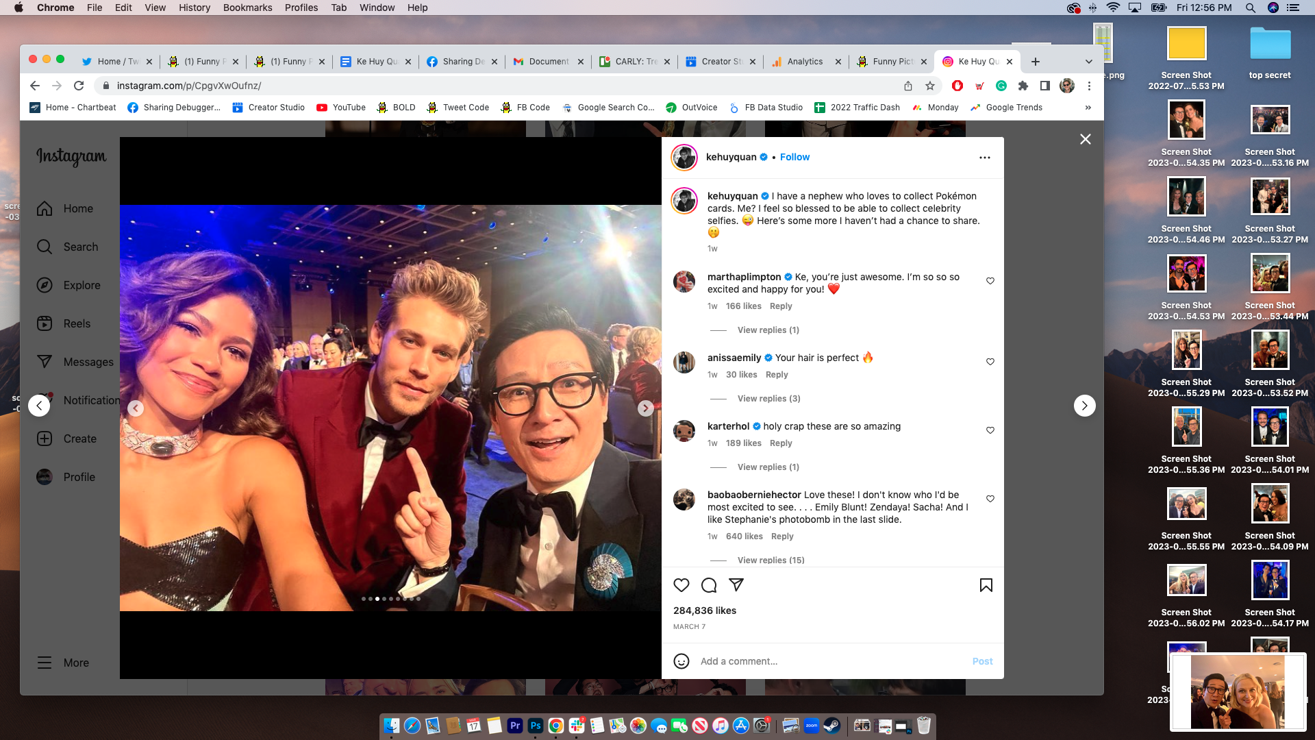 Ke Huy Quan Collected His First Oscar and 27 Selfies With A-List Celebs