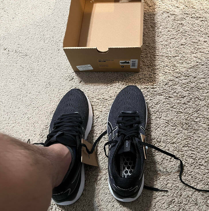“Bought running shoes online — got 2 lefts.”