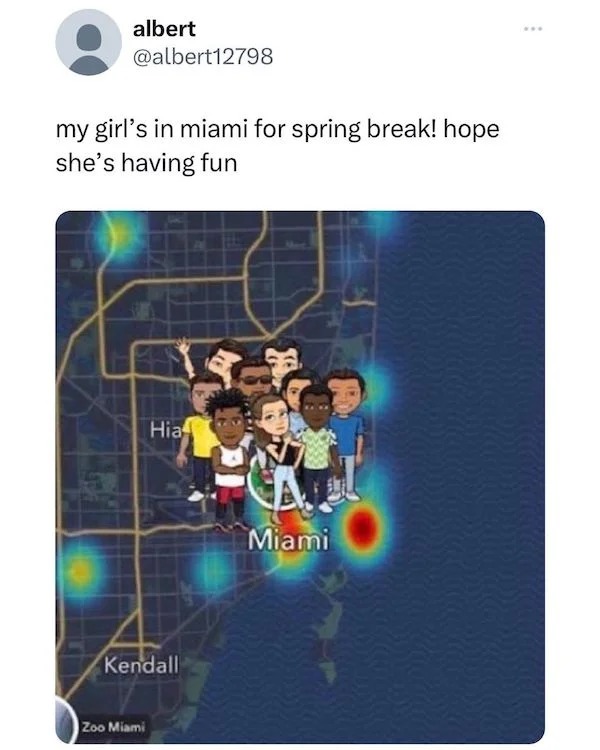 spicy sex memes - albert my girl's in miami for spring break! hope she's having fun Hia Kendall Zoo Miami Miami