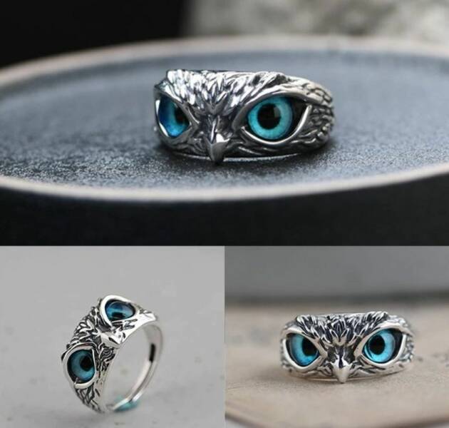 cool random photos - owl ring - Onk