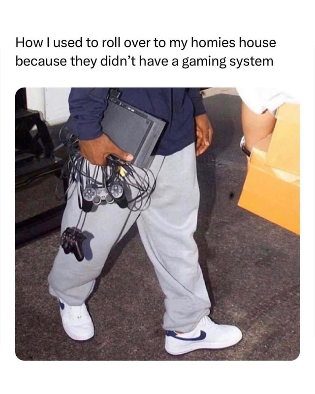 gaming memes for all - lebron james playstation - How I used to roll over to my homies house because they didn't have a gaming system
