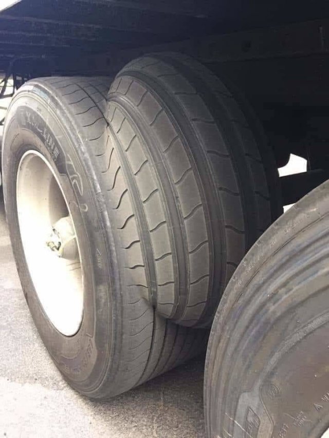 cool pics and memes - tire giving birth