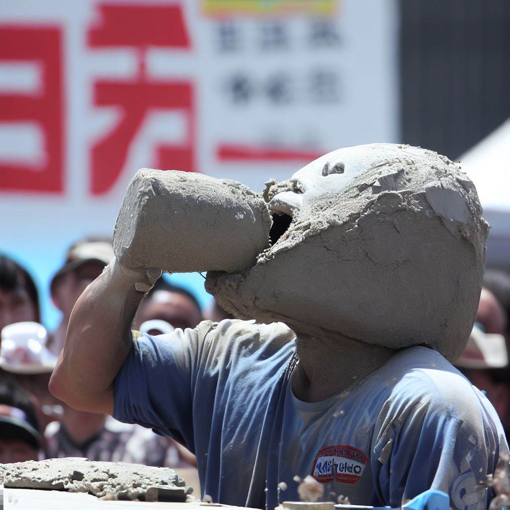 Concrete eating contest - protective gear in sports - Aero