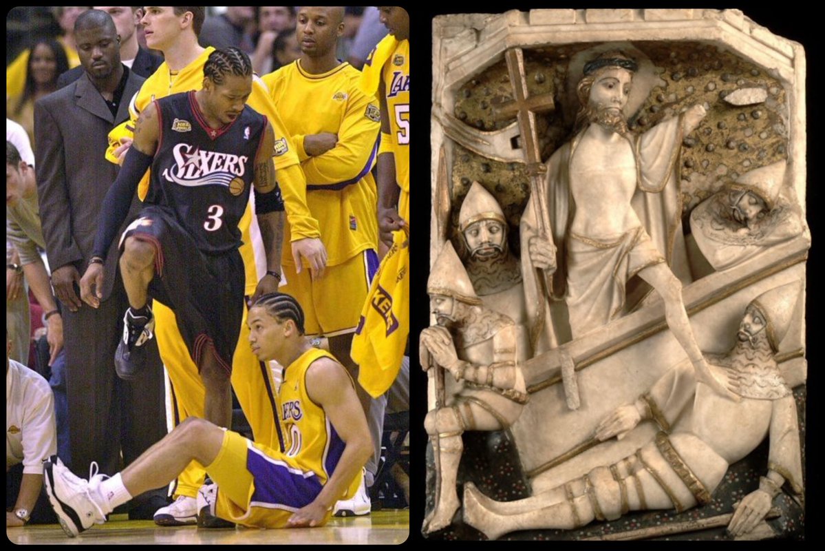 Sports Moment as Famous Art - allen iverson step - For Sixers 3 Ke Tar