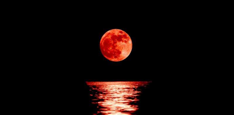 Terrifying tales from the sea - blood red moon
