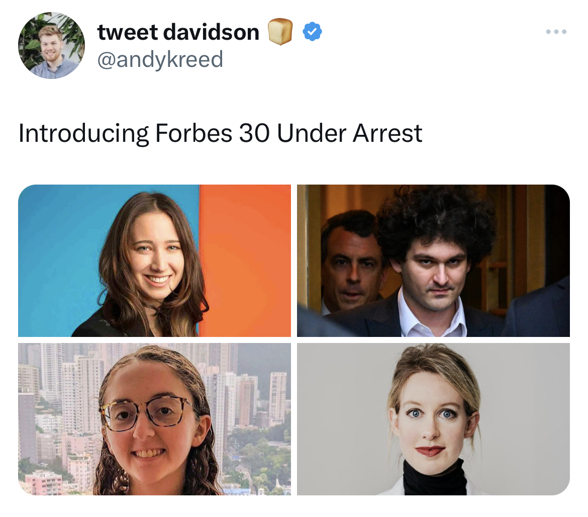 savage tweets smile - tweet davidson Introducing Forbes 30 Under Arrest