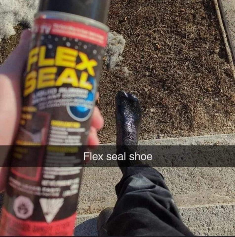 dank memes - Jesus walking on water - Flex Seal Flex seal shoe