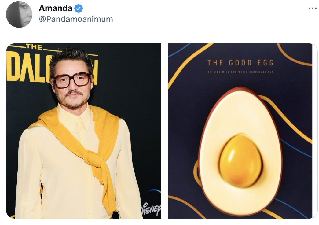 Pedro Pascal Easter Eggs - Amanda The. Dall The Good Egg ...