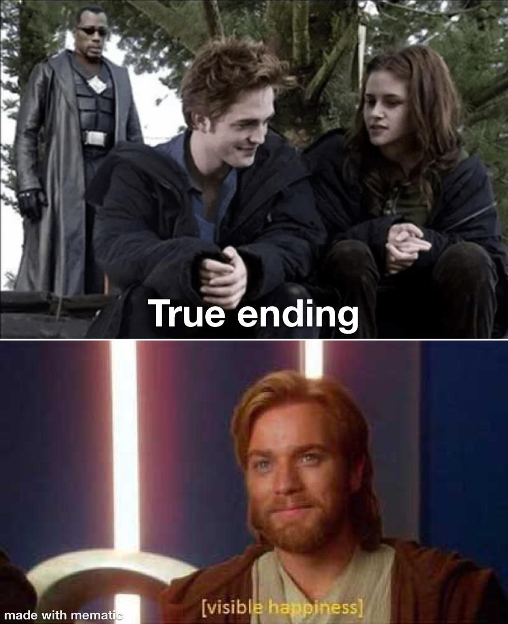 dank memes - twilight should have ended - made with mematic True ending visible happiness