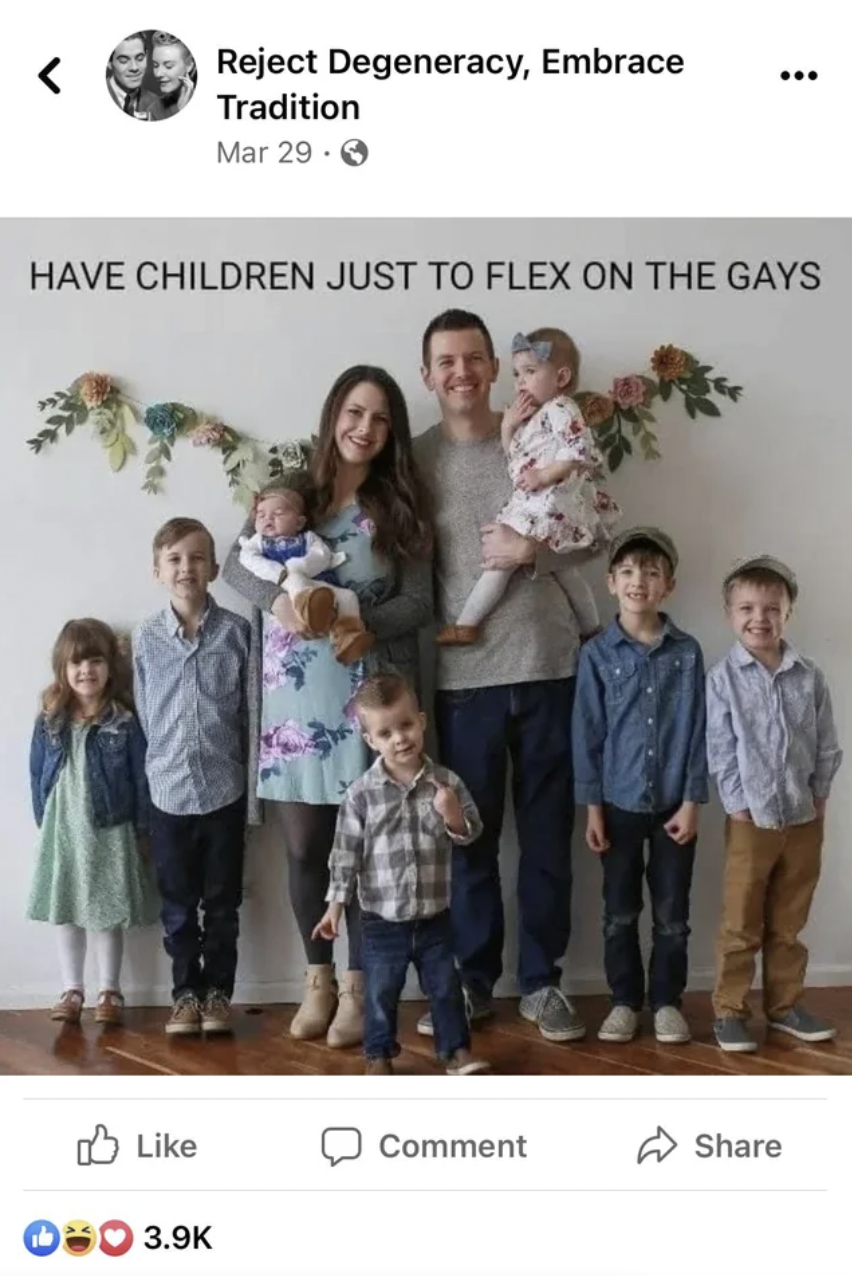Trashy fails - Have Children Just To Flex On The Gays Comment