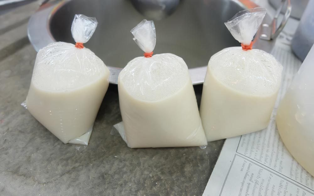 'Would you rather' questions - milk bags