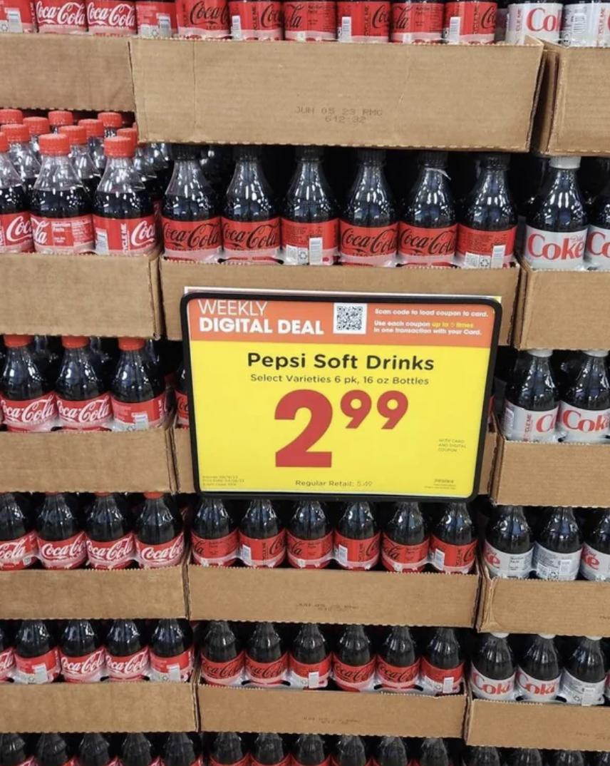 drink - Coca caColacaCola Weekly Digital Deal Pepsi Soft Drinks Select Varieties