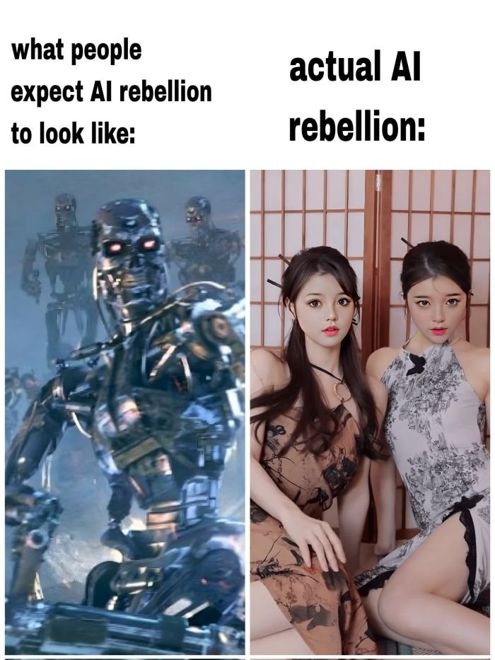 dank memes - Internet meme - what people expect Al rebellion to look actual Al rebellion