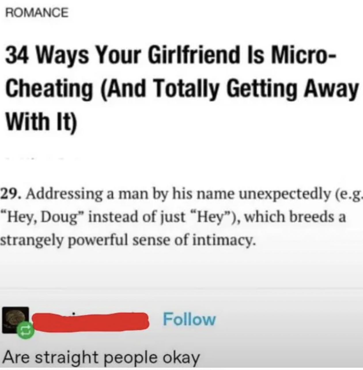 Facepalms - micro cheating meme - Romance 34 Ways Your Girlfriend Is Micro Cheating And Totally Getting Away With It 29. Addressing a man by his name unexpectedly e.g.