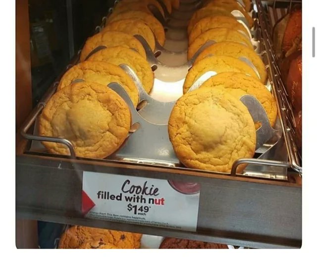 Don't stick your penis - baked goods - Cookie filled with nut $149