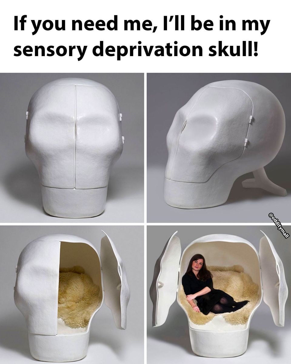 funny memes and pics - crazy beds - If you need me, I'll be in my sensory deprivation skull! C
