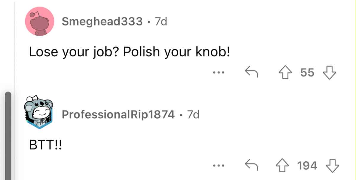 Fired for stress boner - Printing - Lose your job? Polish your knob! Professional