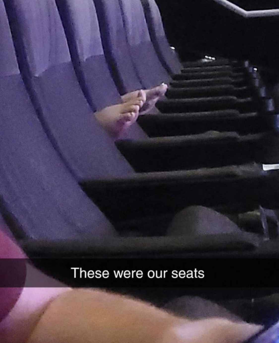 people having a bad day -  The Movie Critic - These were our seats