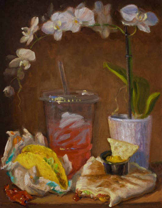 fast food oil paintings - Painting