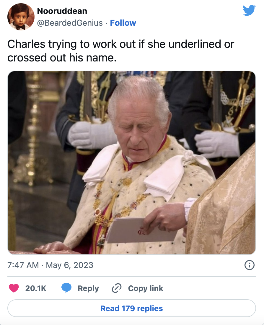 17 Disinterested King Memes From Charles III's Coronation Funny