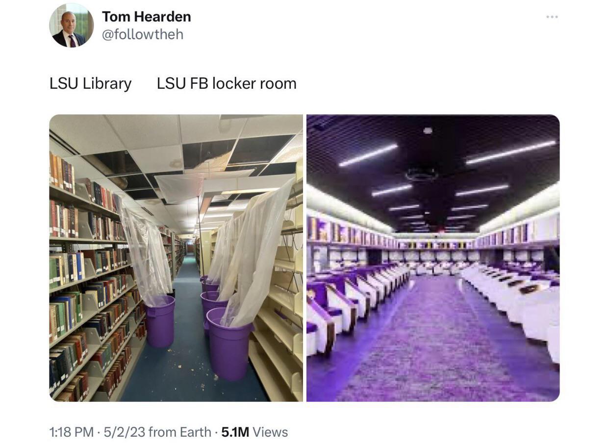 fails and facepalms  - Louisiana State University - Tom Hearden Lsu Library Lsu Fb locker room 5223 from Earth 5.1M Views .