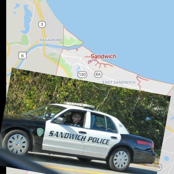 cool random pics - police car - Sagamore Sandwich 130 6A East Sandwich Sandwich Police Ergessenen Sol