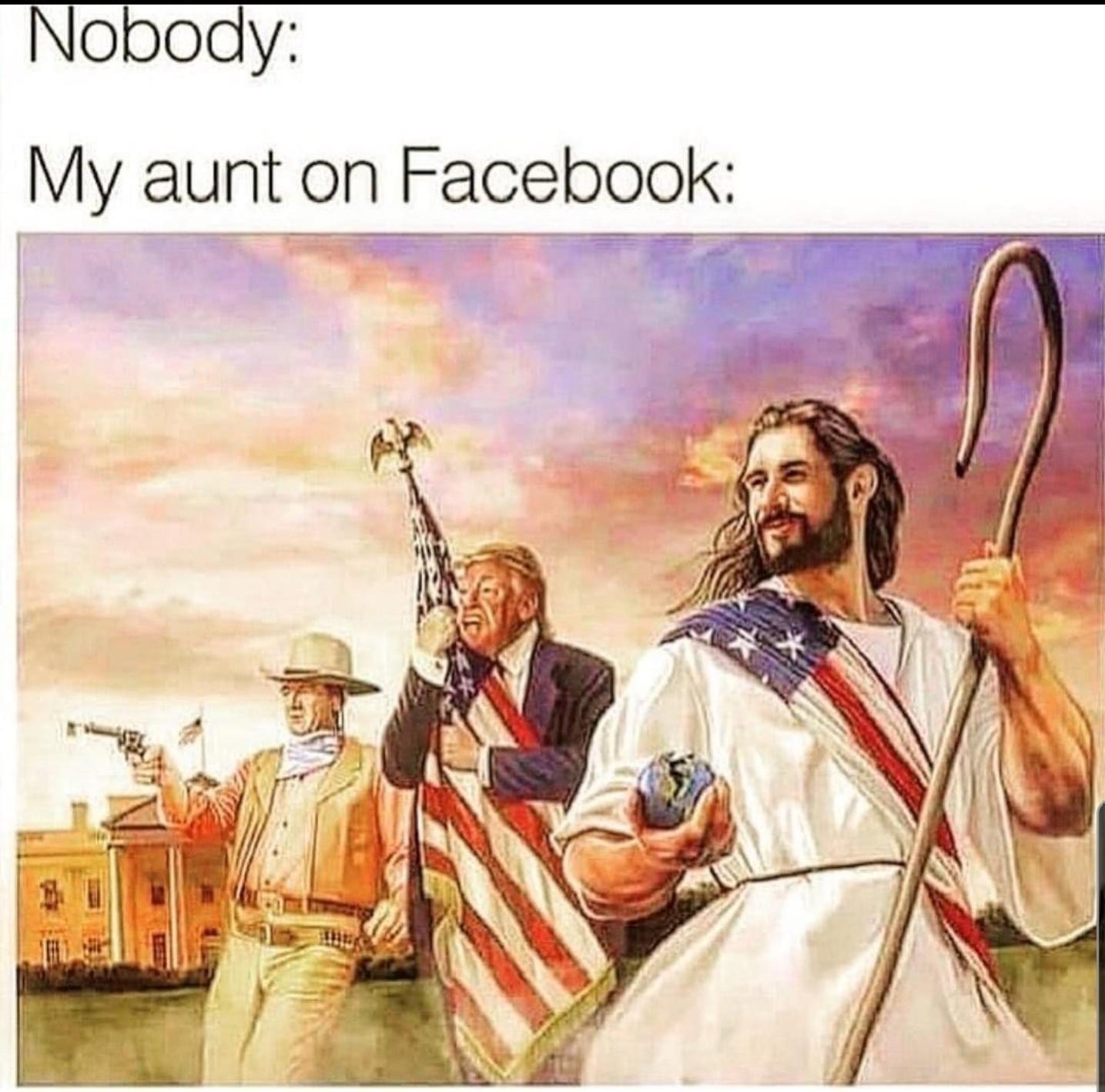 funny memes and pics - nobody my aunt on facebook - Nobody My aunt on Facebook