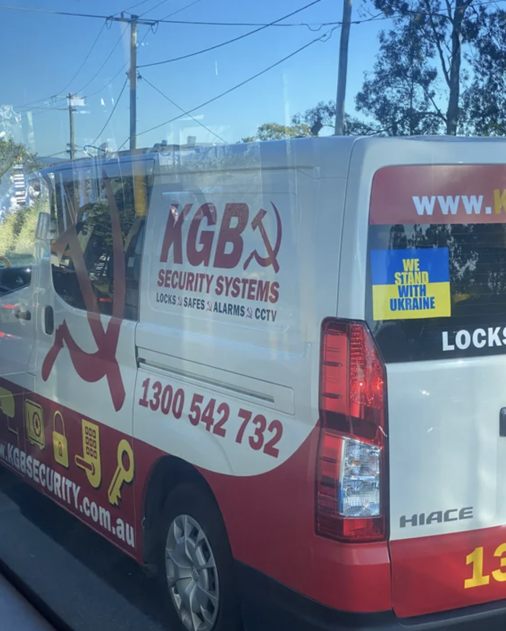 fascinating photos - commercial vehicle - N Kgba Security Systems Locks Safes Alarms Cctv 1300 542 732 Korsecurity.com.au www. We Stand With Ukraine Locks Hiace 13