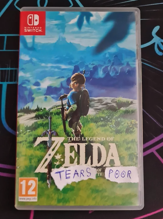 gaming memes - ab Mintergo Switch 12 The Legend Of Elda Tears Poor Of The