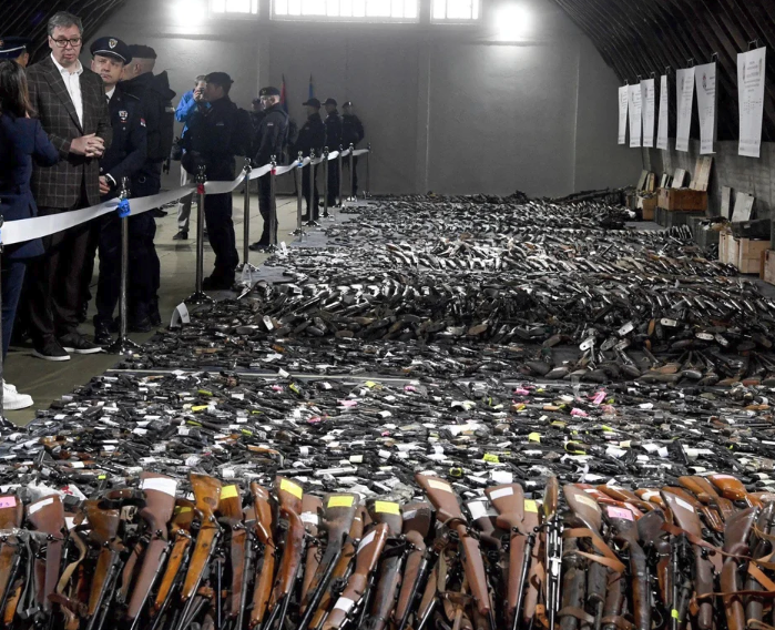 13 500 guns handed in Serbia after the country’s 2 mass shooting
