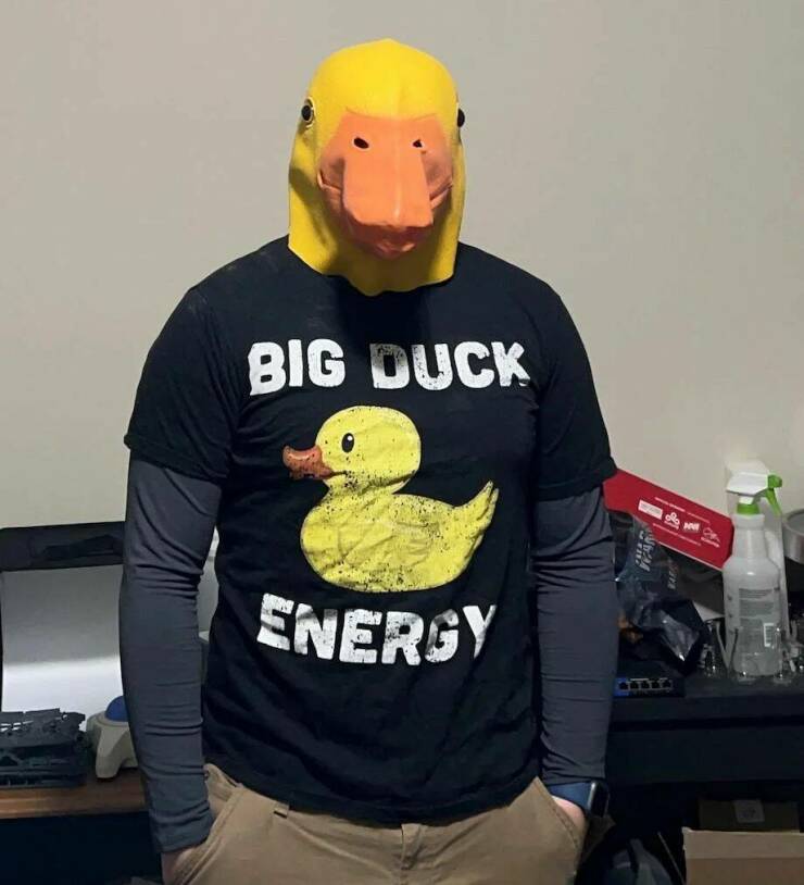 cool random pics - t shirt - Big Duck Energy Warg