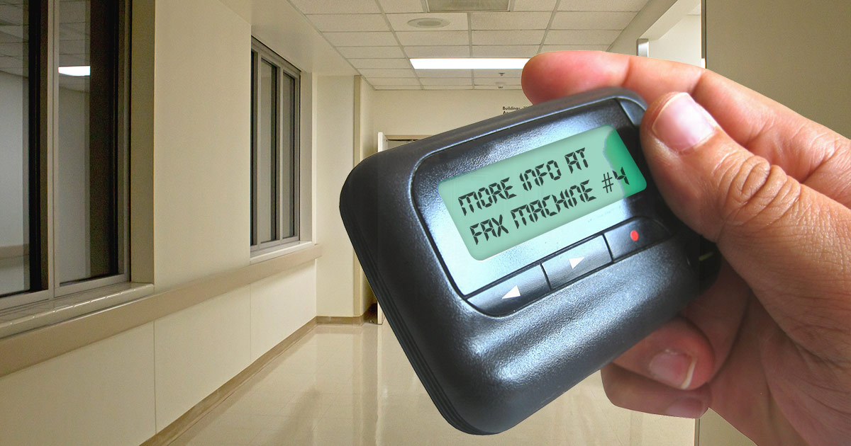 ask reddit 90s things - doctors pager - More Info At Fax Machine