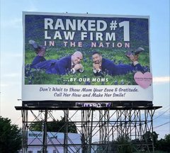 local saul goodman's  - billboard - Ranked # Law Firm In The Nation ...By Our Moms Don't wait to thew Mom Your Love & Oratitude. Call Her Now and Make Her Smile! Esitery sospor