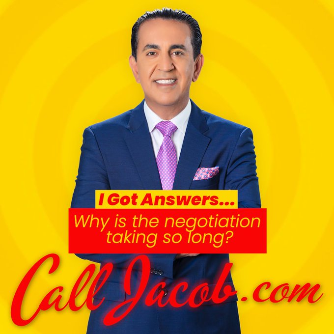 local saul goodman's  - call jacob - I Got Answers... Why is the negotiation taking so long? Call Jacob.com