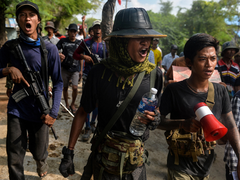 major news buried by corporate media -  myanmar conflict
