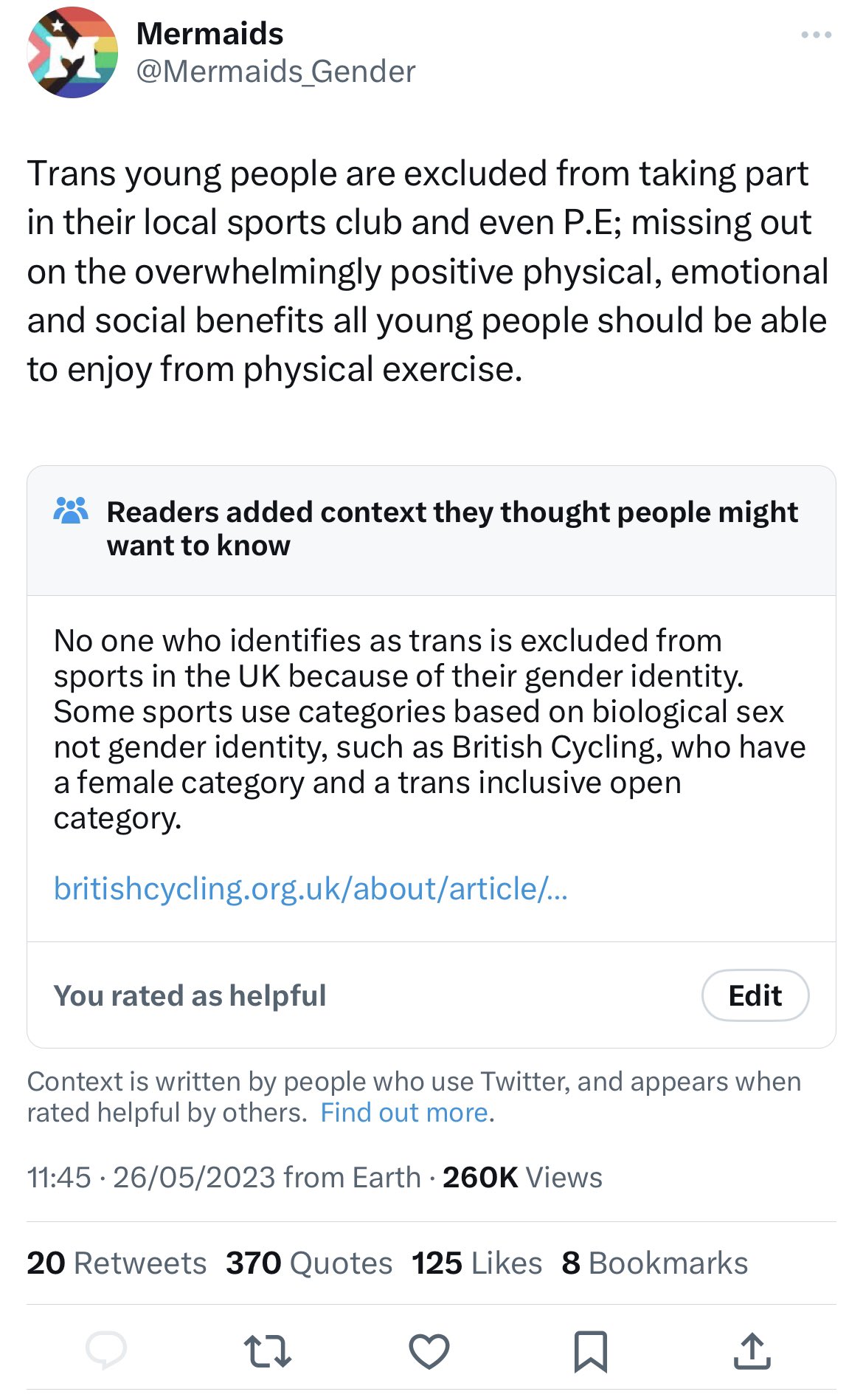 funny community notes - document - Mermaids M Trans young people are excluded from taking part in their local sports club and even P.E; missing out on the overwhelmingly positive physical, emotional and social benefits all young people should be able to e