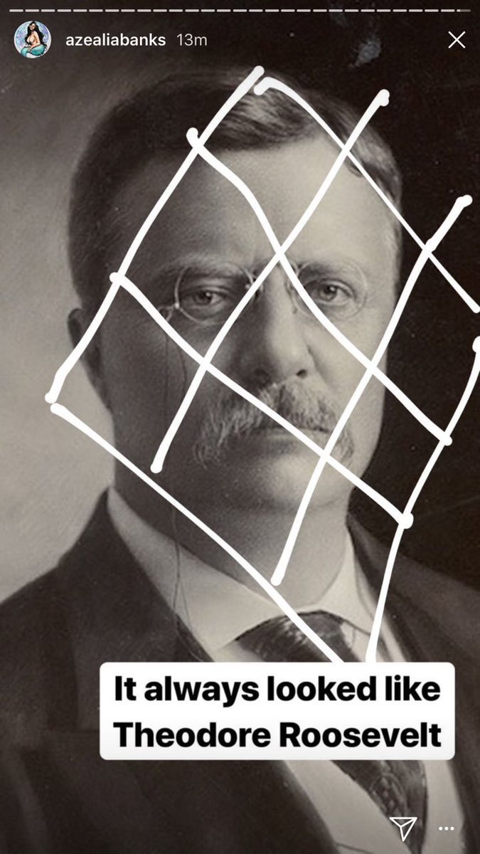 best azealia banks posts - poster - azealiabanks 13m It always looked Theodore Roosevelt Y